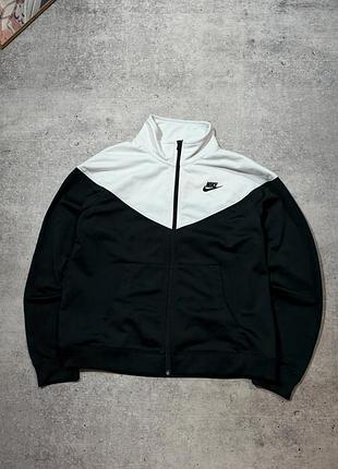Спортивна кофта чоловіча nike nsw чорно-біла