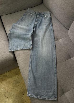 Джинси wide leg extra zara джинсы