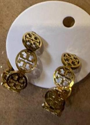 Сережки для жінок  стиль tory burch