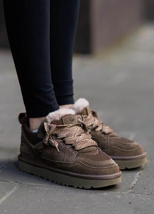 Р.36-40 ugg lowmel sneaker moss green ug010 7