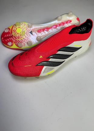 Adidas predator elite laceless ag - оригінальні футбольні бутси 43р