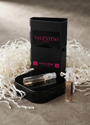 Парфюмированная вода для мужчин valentino uomo born in roma extradose parfum (пробник), 1.2 мл