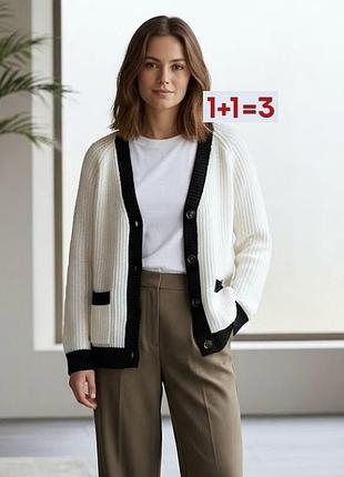 1+1=3 🎁 неймовірний подовжений в'язаний кардиган жакет від h&m