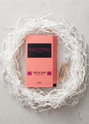 парфюмированная вода для женщин valentino donna born in roma extradose parfum (пробник), 1.2 мл