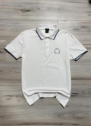 Футболка поло босс хуго босс hugo boss paule 2 slim fit polo shirt, l, оригинал