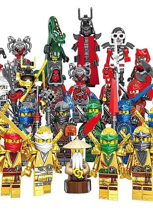 Набор фигурки человечки ниндзяго ninjago 24 штуки