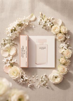 Интенсивная парфюмированная вода для женщин narciso rodriguez for her pure musc blanc eau de parfum intense, пробник, 0,6 мл