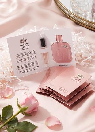 Женская парфюмированная вода lacoste l.12.12 silver rose eau de parfum (пробник / сирор, 2 мл)  
​