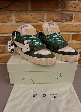 Кросівки чоловічі off-white suede floating arrow low-top sneakers