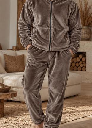 Теплая пижама плюшевая (стерженный кролик) unisex, размер 46-56