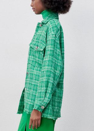 Твідова сорочка zara 3