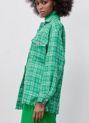 Твідова сорочка zara 6