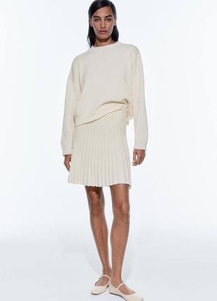 Вʼязана спідниця zara 4