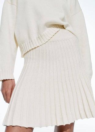 Вʼязана спідниця zara 5