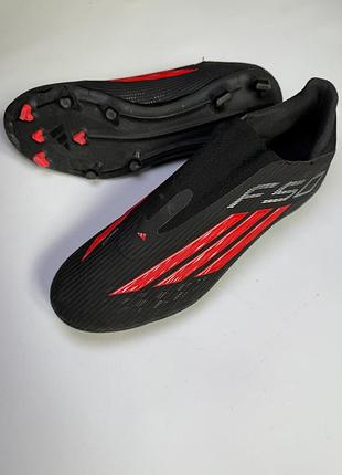 Adidas f50 league laceless fg/mg - оригинальные футбольные бутсы 42р