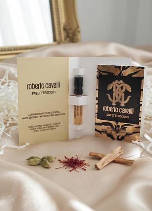 Парфумована вода roberto cavalli sweet ferocious eau de parfum (пробник / семпл, 1.5 мл)
