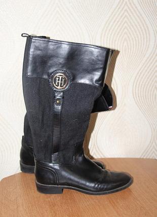 Женские высокие сапоги tommy hilfiger