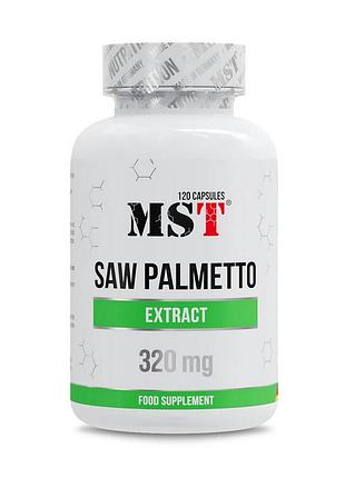 Со пальметто экстракт 320 мг (10:1, пальма сереноя) для мужчин mst saw palmetto extract 320 mg 120 капсул