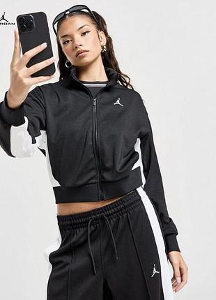 Джемпер жіночий jordan core knit jacket black fv7104-010