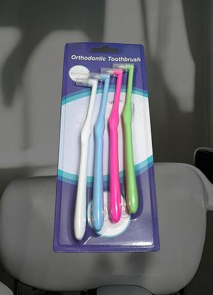 Монопучковая зубная щетка, щетка межзубная, щетка для брекетов interdental brush