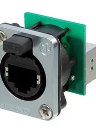 Панельний перехідник neutrik ne8fdp-se, ethercon rj45