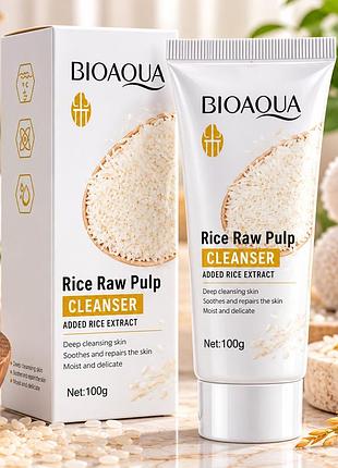Гель для умывания bioaqua rice 100 г