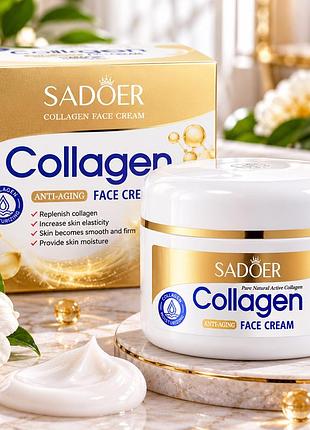 Крем для обличчя sadoer collagen multi-effect антивіковий 100 г