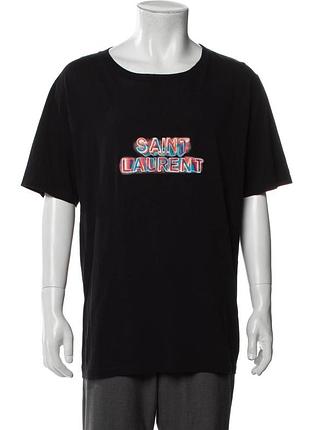 Футболка чоловіча saint laurent чорна л