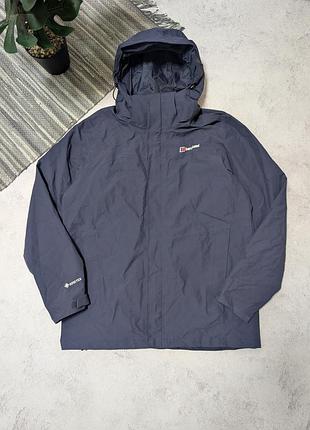 Трекінгові тактична туристична куртка вітровка berghaus goretex розмір л x mammut salewa