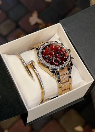 Годинник жіночий michael kors burgundy
