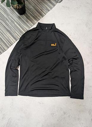Треккинговая туристическая тактическая термо кофта флиска jack wolfskin размер хл