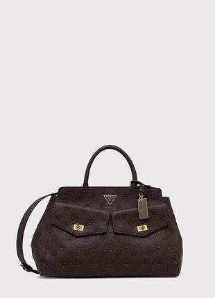 Urbanshop com ua guess сумка-шоппер женская из искусственной кожи blake коричневая hwpd22 22070 размеры запитуйте
