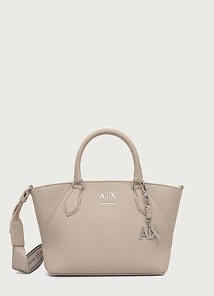 Urbanshop com ua armani exchangeсумка-шопер жіноча зі штучної шкіри бежева xw003143 af26569 розміри запитуйте