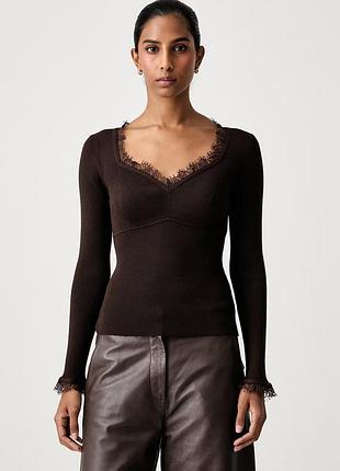 Urbanshop com ua twinsetсвитер женский с вискозой коричневый 262tp3390 размеры запитуйте