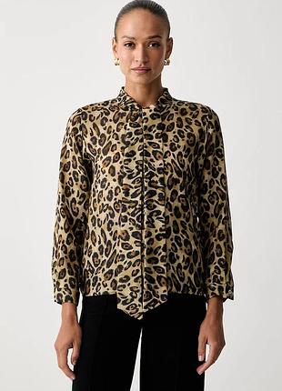 Urbanshop com ua marellaблузка женская шелковая mlsnastro коричневая леопард 2623116104200 размеры запитуйте