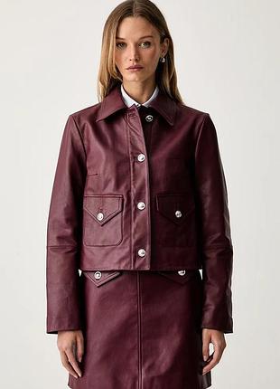 Urbanshop com ua boss orange демисезонная куртка женская кожаная c_sakara бордо 50562735 размеры запитуйте