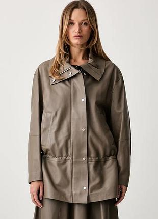 Urbanshop com ua boss демисезонная куртка женская кожаная saloro коричневая 50564791 размеры запитуйте