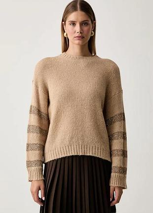 Urbanshop com ua twinsetсветр жіночий з вовною бежевий 262tp3530 розміри запитуйте