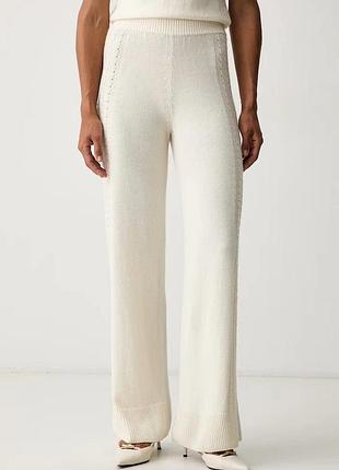 Urbanshop com ua ermanno scervino lifeспортивные брюки женские с шерстью бежевые high waist d494p501dyi размеры запитуйте
