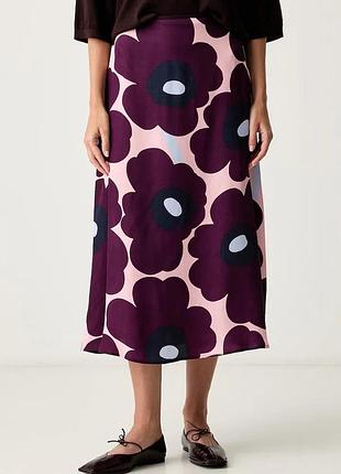 Urbanshop com ua marimekko юбка с лиоцелем фиолетовая цветы 095991 размеры запитуйте