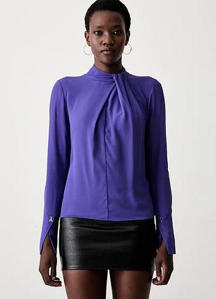 Urbanshop com ua patrizia pepeблузка жіноча з віскозою фіолетова однотонна 8c0063 a8i1 розміри запитуйте