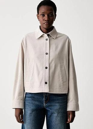 Urbanshop com ua marc o'poloкуртка-рубашка женская вельветовая бежевая 5000012102 размеры запитуйте