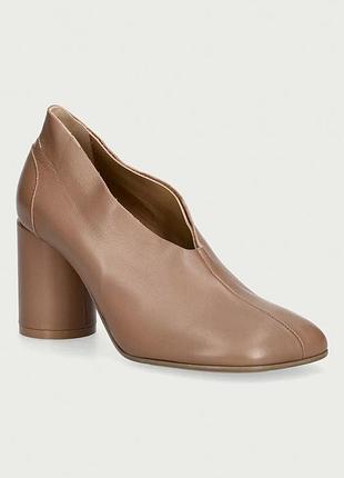 Urbanshop com ua mm6 maison margielaтуфли-лодочки на каблуке кожаные коричневые s59wl0107-p7557 размеры запитуйте