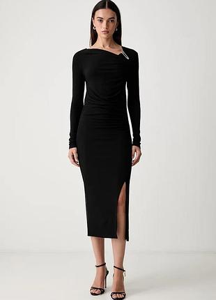 Urbanshop com ua pinkoсукня з віскозою чорна однотонна 107554 a3k0 розміри запитуйте