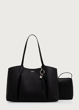 Urbanshop com ua guessсумка-шоппер женская из искусственной кожи melody черная hwbg97 35230 размеры запитуйте