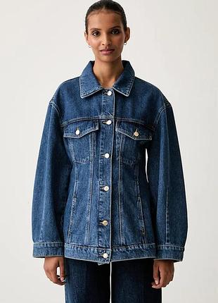 Urbanshop com ua hugoдемисезонная куртка женская джинсовая hugo icon_3 голубая 50569648 размеры запиту