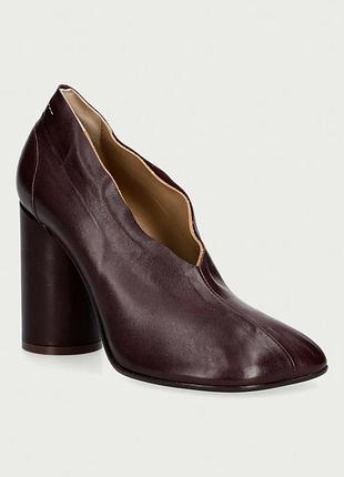 Urbanshop com ua mm6 maison margielaтуфлі-човники на каблуку шкіряні бордо s59wl0107-p7557 розміри запитуйте