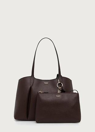 Urbanshop com ua guess сумка-шоппер женская из искусственной кожи melody коричневая hwbg97 35230 размеры запитуйте