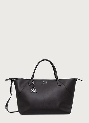 Urbanshop com ua armani exchange сумка-шоппер женская из искусственной кожи коричневая xw003142 af26569 размеры запиту