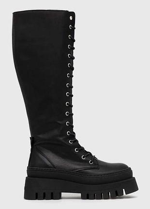 Urbanshop com ua steve maddenшкіряні чоботи steve madden carina жіночі колір чорний на платформі sm11002682 розміри запитуйте